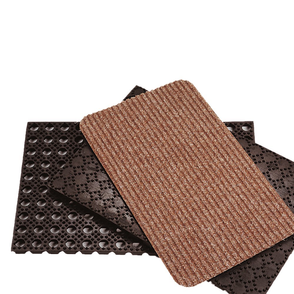 Neolab 2x 3282 Honeycomb Matte Mud Flaps Elastic Open Rings, 40 cm x 60 cm Black