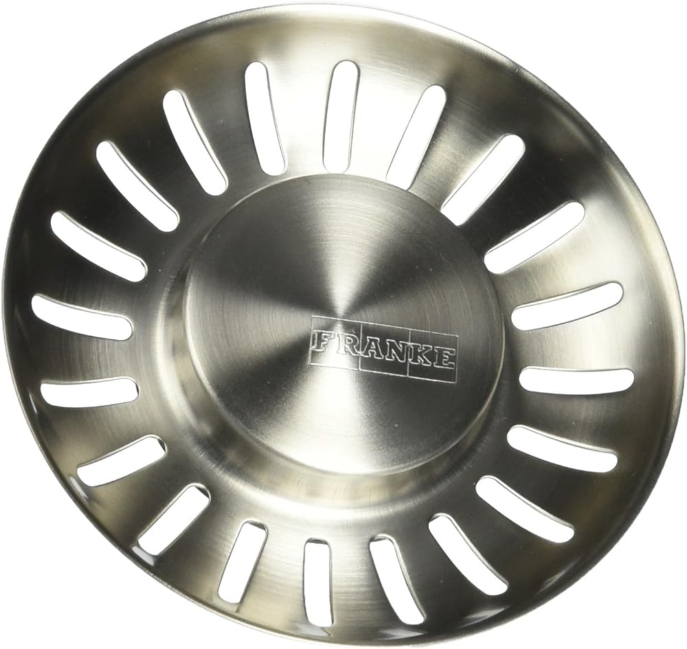 Franke 133.0049.669 3.5in Stainless Steel Drain Strainer Chrome or Satin Nickel