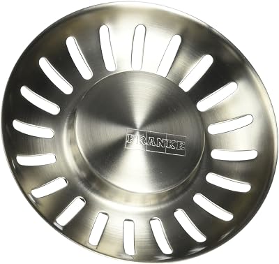 Franke 133.0049.669 3.5in Stainless Steel Drain Strainer Chrome or Satin Nickel