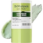 Dr. Melaxin Cactox Pore Relief Multi Balm with Cactus Extract, 0.88 fl oz | Zinc PCA &amp; ADENOSINE Cooling &amp; De-Puffing Face Balm for Enlarged Pores &amp; Puffy Skin, Pore Minimizing, Korean Skincare