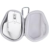 Peyyargo Storage Case Compatible with Logitech MX Master 4 / Master 3S / Master 3 / Master 2S Advanced Mouse (Pale Grey, Case for MX Master 3S)
