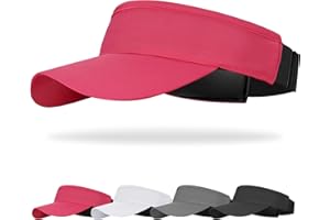 Trodalo Sport Sun Visor for Men Women, Lightweight Adjustable Cooling Stretchy Visor Hat for Running, Tennis, Golf