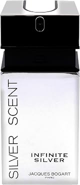 Jacques Bogart Silver Scent Infinite Silver For Men EDT Spray 3.33 oz view 2