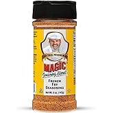 Chef Paul Magic Seasonings Blends French Fry Seasoning - Gluten and MSG Free, No Preservatives - Kosher, Halal Certified - Perfect for French Fries, Potato Fries & More - 5oz Shaker Bottle (Pack of 1)