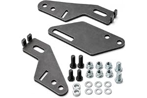 Feralmoto 2 Inch Stretch Tab Kit for Coleman B200R RB200 RT200 B212 Max | Bolt-on lift/drop tabs, rear frame extension, stretch stance, 2 inch setup, 6mm thick stainless steel