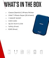 Canon Zoemini 2 Portable Photo Printer Bluetooth 5.0 USB-C ZINK view 7