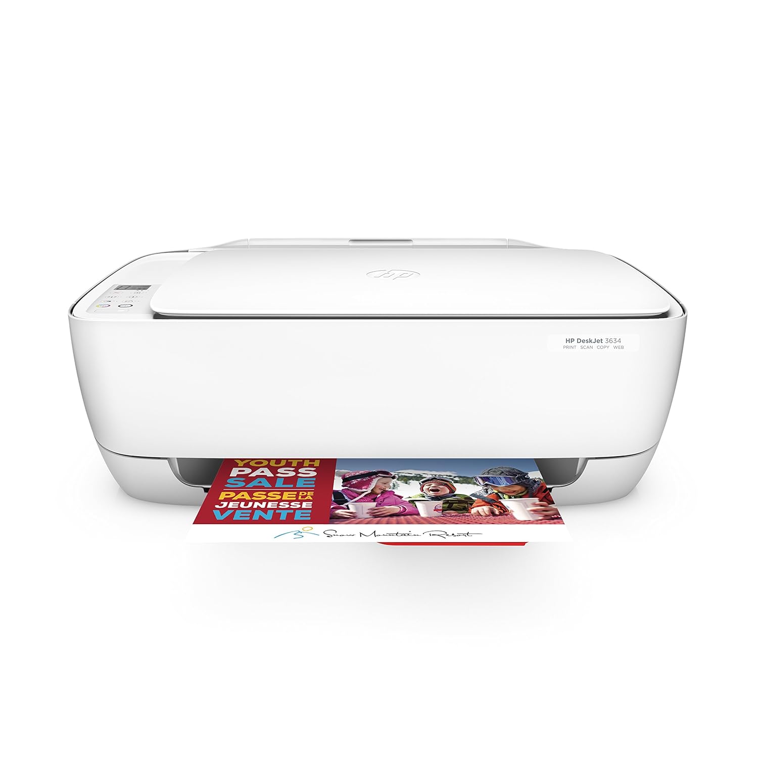 Open Box HP DeskJet 3634 Wireless AIO Color Inkjet Photo Printer Same