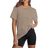 OFEEFAN Workout Tops for Women UPF 50+ Breathable Quick Dry Loose Fit T Shirt Outdoor Yoga Running Hiking Gym Tee Top