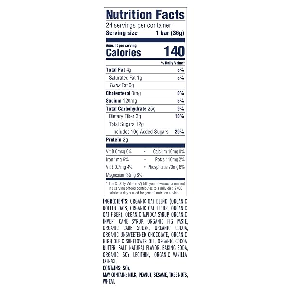 ZBAR – CHOCOLATE BROWNIE – SOFT-BAKED ENERGY SNACK BARS – NON-GMO – 11G WHOLE GRAINS – USDA ORGANIC GRANOLA BARS – SNACKS FOR KIDS (24 PACK)