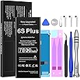 Battery for iPhone 6S Plus Replacement (7800mAh) (2025 New Version) Li-ion Batteria for A1634/A1687/A1699 Battery Replacement with Professional Repair Tools Kits