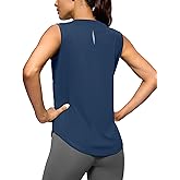 G Gradual Women's Workout Tank Tops Lightweight Sleeveless High Neck Athletic Shirts for Running Gym Tennis Pickleball