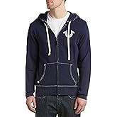 True Religion Men’s Buddha Logo Zip Hoodie – Hoodies for Men, Men’s Fashion Hoodies & Sweatshirts