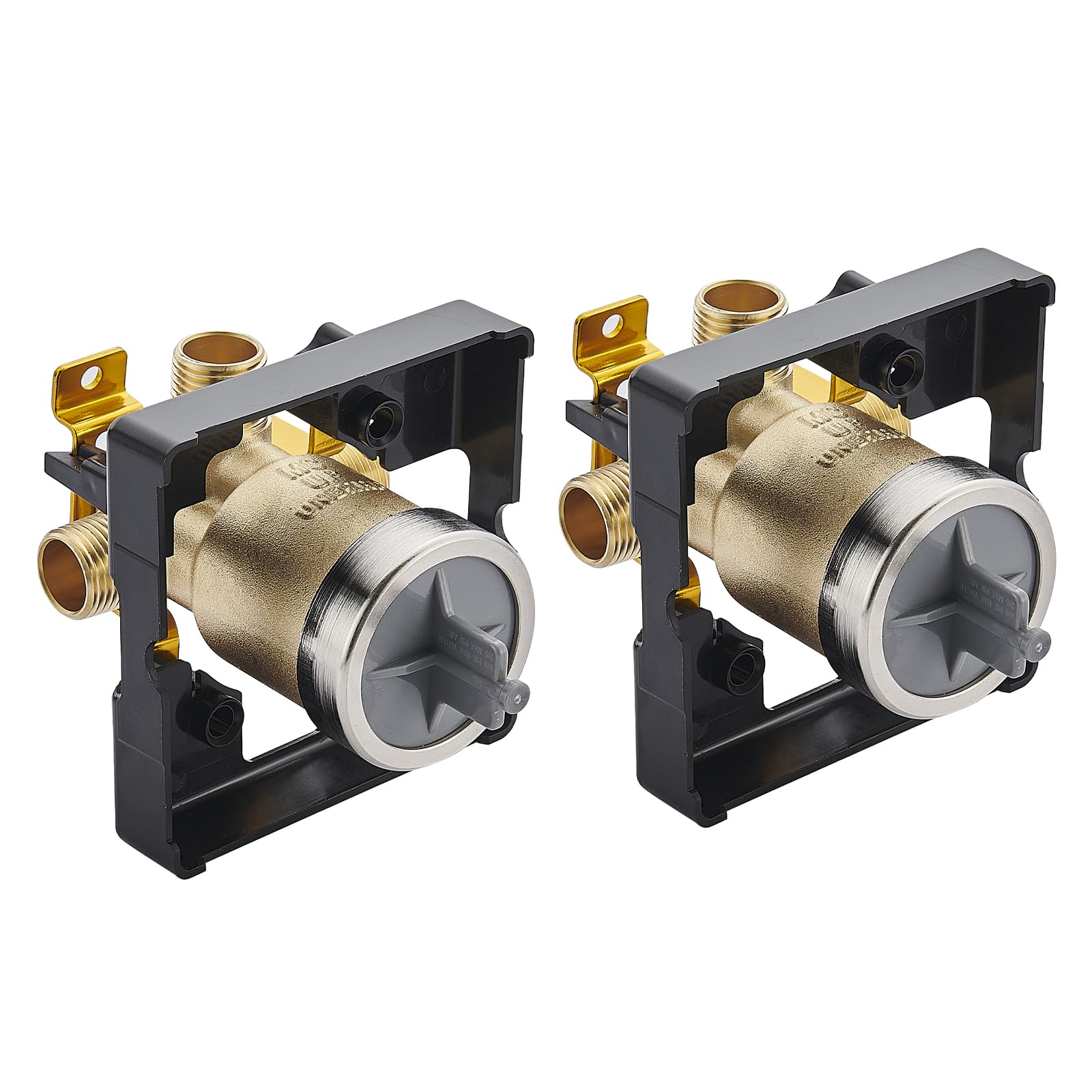 Photo 1 of 2Pack R10000-UNBXHF Universal Shower Valve Body, Compatible with Delta Faucet Most Single-Function, Dual-Function, or Dual-Function Thermostatic Trim Kits, for Tub Faucet Trim Kits, Brass Body.
