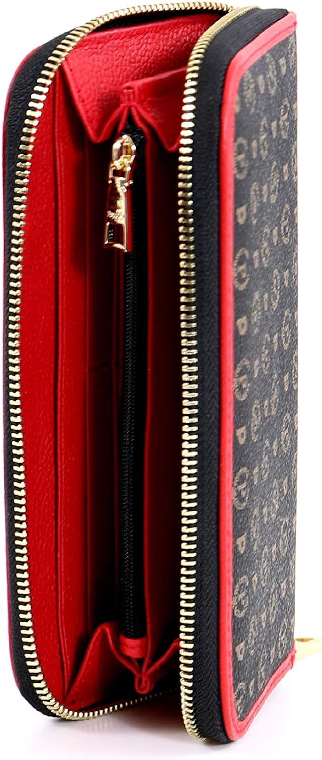 POLLINI Wallet Ladies Black red - TE9001PP02Q1100B, Rosso - Image 5