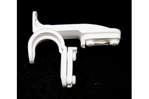 JSP MANUFACTURING New Plastic Latch Set Kit for Solar Group Standard Mailbox Repair Latch Kit (1, White)