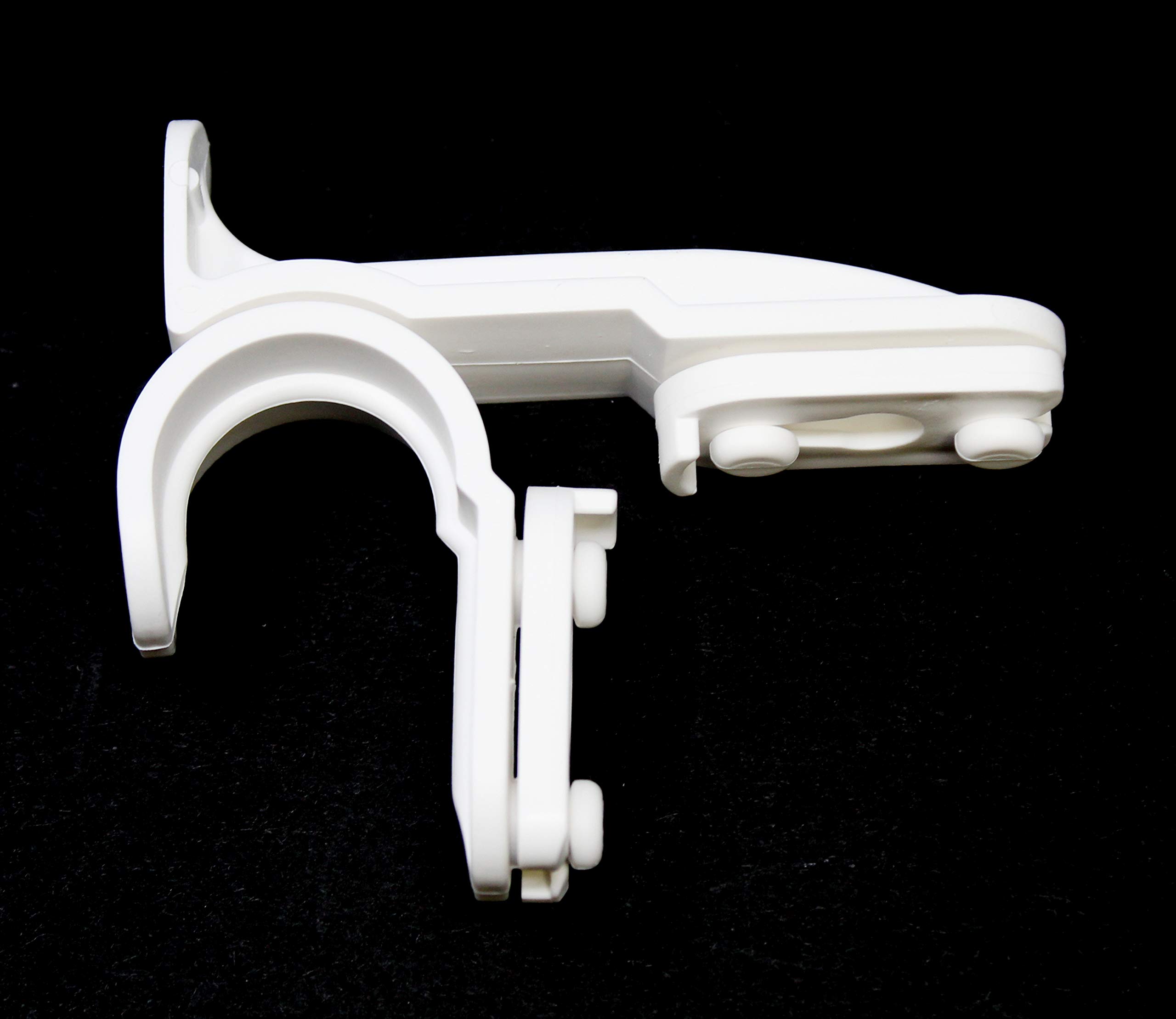 New Plastic Latch Set Kit for Solar Group Standard Mailbox Repair Latch Kit (1, White)