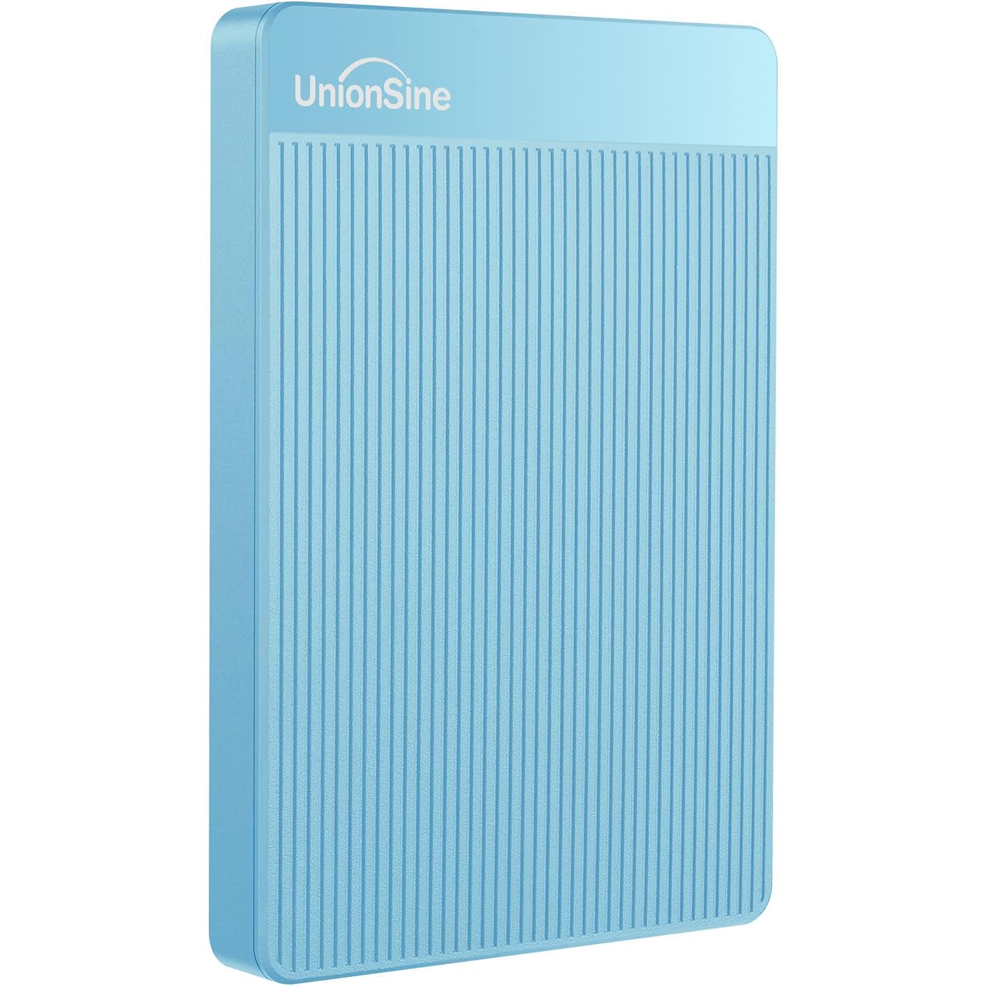 UnionSine External Hard Drive 500GB Ultra Slim Portable Hard Drive USB 3.0 HDD Storage Compatible for PC,Mac, Laptop, Xbox, Xbox one, PS4(Blue) HD2510