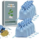 8 Pack Natural Peppermint Mouse Rodent Deterrent Repellent Pouches - Plant-Based Rodent Control for Home- Safe to Use - Long Lasting Mouse & Rat Protection for House, Garage, Car, RV