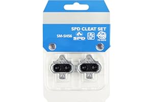 NAACOO Bike Cleats Compatible with Shimano SPD SM-SH51/SH56 Cleats for Spining Peloton Indoor Cycling Clips & Mountain MTB Bike Shoes Bicycle Cleat Clips Set