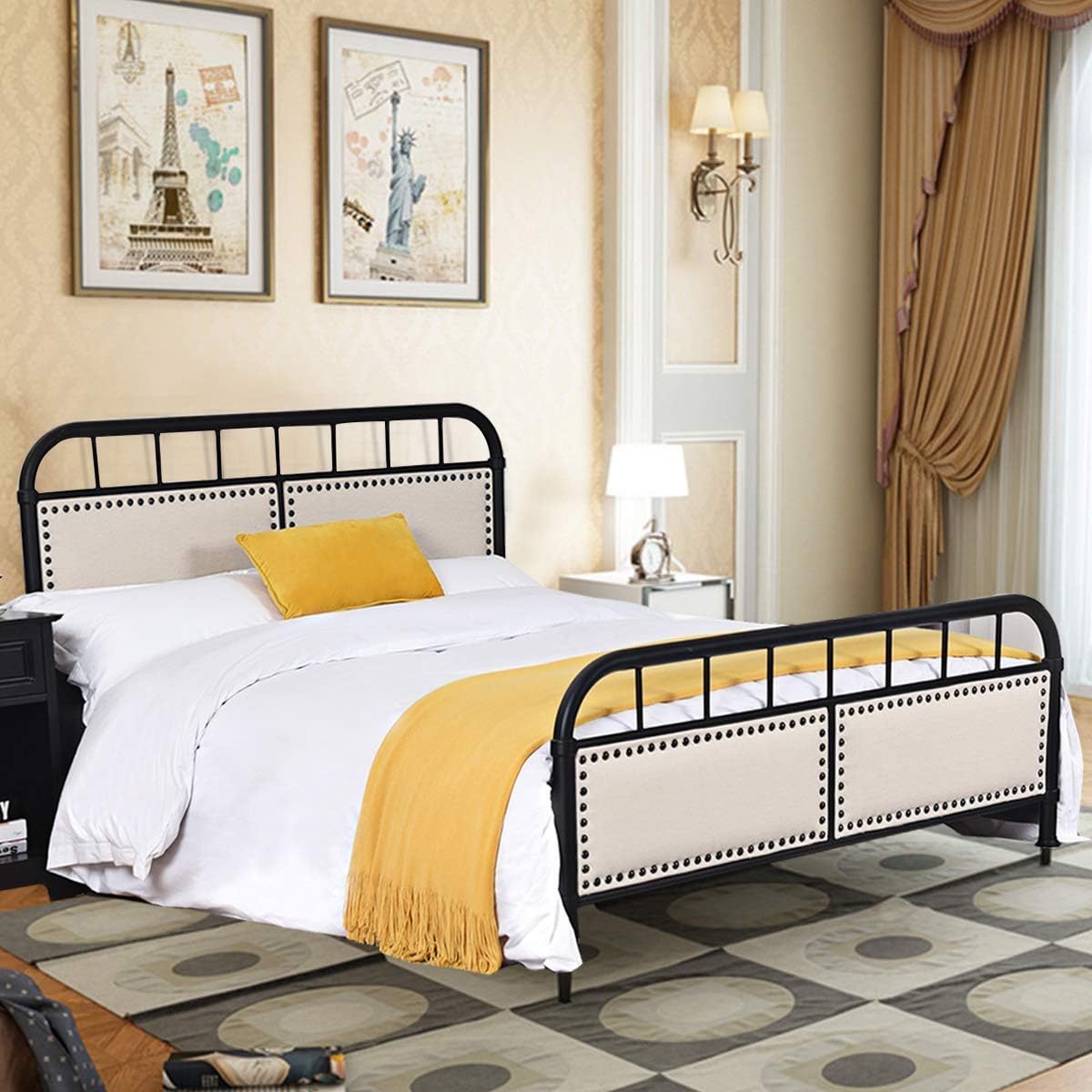Best complete queen bed frame and mattress set