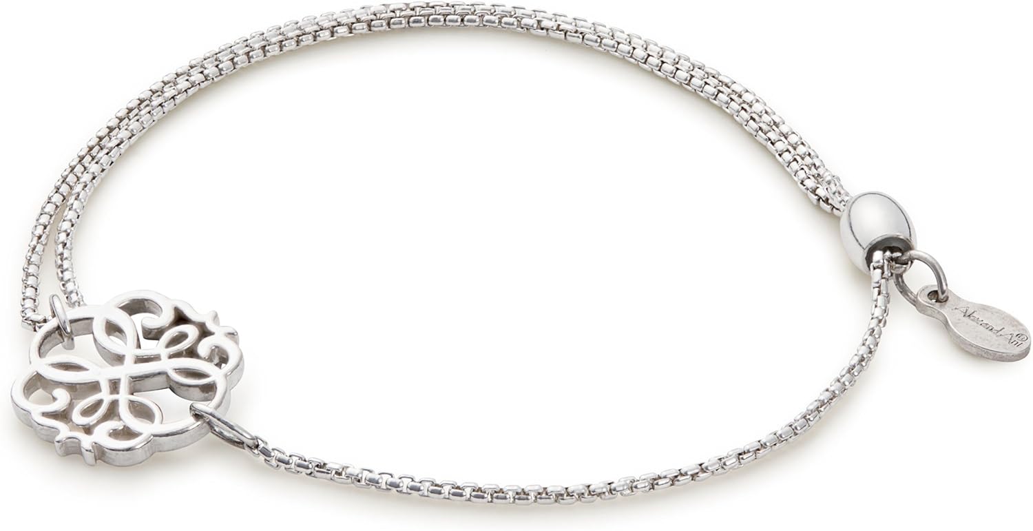 Alex and Ani Path of Life Pull Chain Bracelet, Sterling Silver Amazon