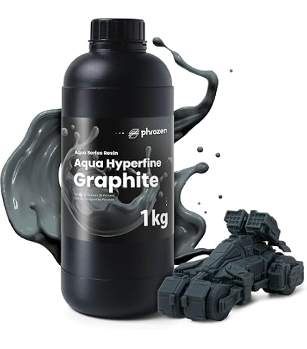 Phrozen RPG Resin Gris 1kg - Résine 405nm Flexible Et Résistante Pour Imprimantes 3D SLA/DLP/LCD - Modèles RPG