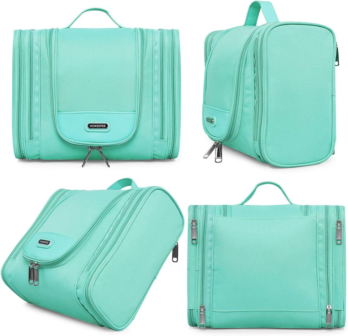 Extra Large Hanging Toiletry Bag for Women and Men, Travel Toiletries Organizer for Kids and Girls, Heavy Duty Cosmetic Makeup Bag with Hook, Waterproof Shaving Kit Bag Bathroom Shower Bag: Clothing