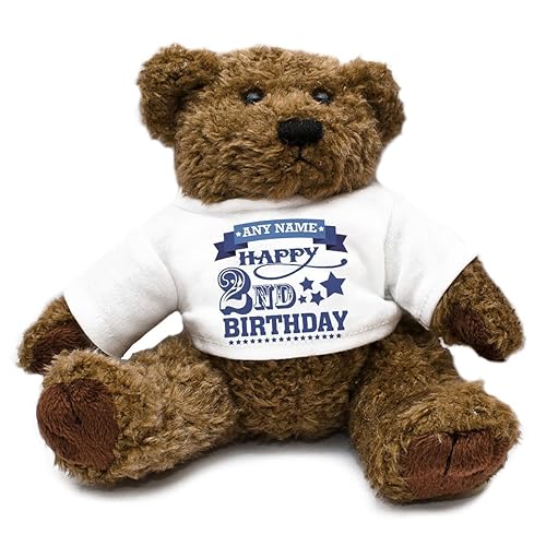 Personalised Add Your Own Name Age Birthday Teddy Bear Unique Gift