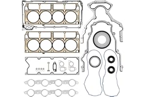 LCAPT LS Gasket Set Kit and LS9 Head Gaskets Compatible with LS1 LS6 LQ4 LQ9 4.8 5.3 5.7 6.0L GEN 3 III for Chevy Silverado f