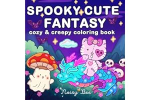Spooky Cute Fantasy: Coloring Book for Teens and Adults – Cozy, Creepy Halloween Fun and Magical Scenes for Stress Relief and Relaxation