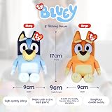 TY Bluey Beanie Babies Set of 2 Bluey and Bingo 17cm Plush Toys view 3