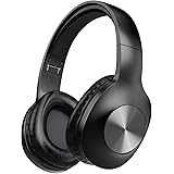 LETSCOM Bluetooth Headphones, 100 Hours Playtime Bluetooth 5.0 Headphones Over Ear with Deep Bass, Hi-Fi Sound and Soft Earpa