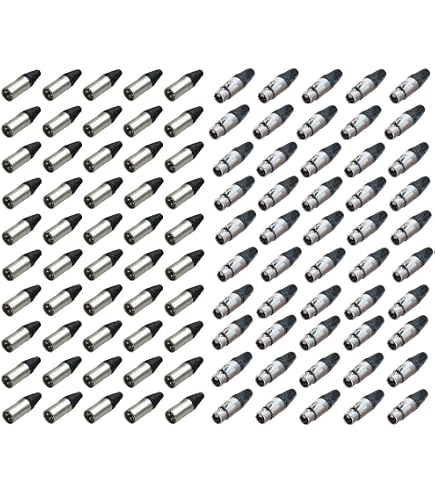 Amazon.com: YejeySound Neutrik Lot of 20 (10 Each) New NC3FXX-B