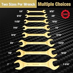 DURATECH Super-Thin Open End Wrench