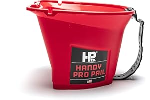 HANDY PAINT PRODUCTS Handy Paint Pro Pail, Holds 1/2 Gallon of Paint or Stain, Accommodates up to a 6 1/2 inch Mini-Roller and 3 inch Brush
