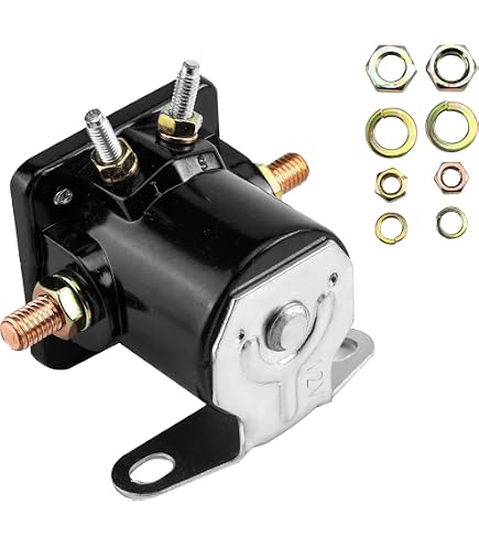 Solénoïde de Démarreur 3 Terminal pour Tracteur John Deere Gator Lx176