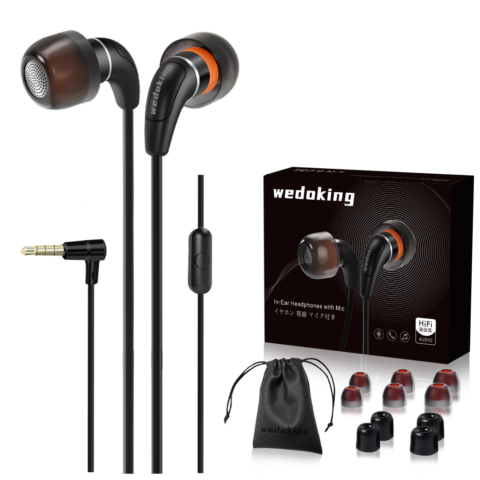 Photo 1 of wedoking Wired Sleep Earbuds for Side Sleepers, Mini in-Ear Earphones with Mic, Noise Isolation Sleeping Headphones 3.5mm Tangle Comfortable Earplug for Bedtime, ASMR, White Noise, Travel