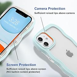 Anuck for iPhone 11 Case Wavy Edge Clear Back