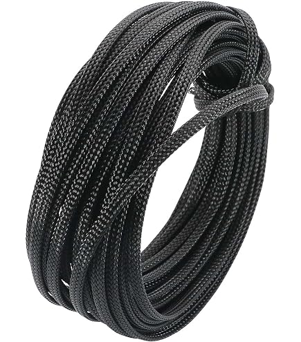 Guaina Intrecciata Espandibile Per Cavi 5/8" Nera - 10 FT - 225FWY