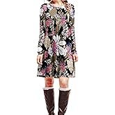 HiMONE Long Sleeve Dresses for Women Black Dress Casual Short T-Shirt Dresses