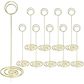 RONTEDA Table Number Holders 10Pcs - 8.75 inch Tall Table Number Stands Place Card Holder for Wedding Party Graduation Recept