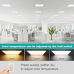 6 Pack 2x2 LED Flat Panel Light - 3000K/4000K/5000K