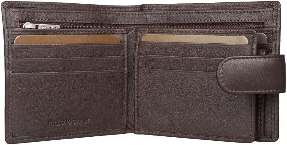 Mala Leather Mens Brown Wallet Origin Wallets RFID 8 Card Slots Coin Pocket 127 - Image 3