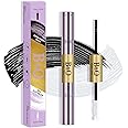 Lash Bond and Seal 10ML Cluster Lash Glue Bond and Seal Glue Waterproof Long Lasting Mascara Wand Lash Extension Bond and Seal Strong Hold 2 in 1 Bond and Seal ?Black Bond and Seal,10ML?