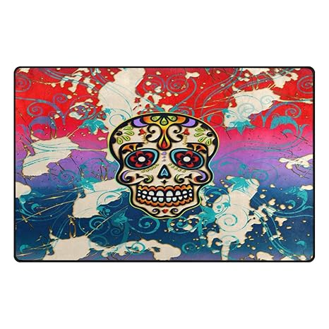 Nursery Decor Wozo Dia De Los Muertos Skull Skeleton Area