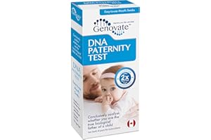 Genovate DNA Paternity Test - 100% Canadian Lab - Results in 1-2 Days - Confirm a Father-Child Relationship With 99.999%+ Acc