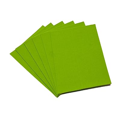 1buy3 Filz Platzset 6 Stück Tischmatte eckige Ecken 5mm dick Apfelgrün