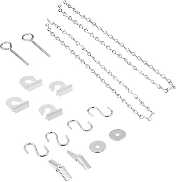 Amazon Com Displays2go Sign Hanging Kit Ceiling Suspension With