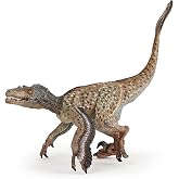 PAPO - Feathered Velociraptor - Realistic Figurine - for Ages 3+ - Dinosaurs Collection - Hand Painted - Highly Detailed - Durable and Educational - Gift Idea - Collectable - feathered velociraptor