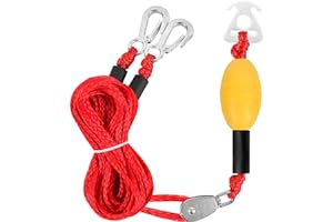 YAXSHIMU Self Centering Tow Harness for Watersports with Foat Ball, Heavy Duty Boat Tow Harness with 2 Permanent Antirust Stainless Steel Rider